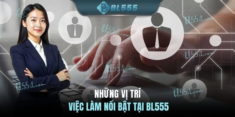 Những vị trí việc làm nổi bật tại BL555